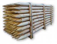 Столбы деревянные оцилиндрованные