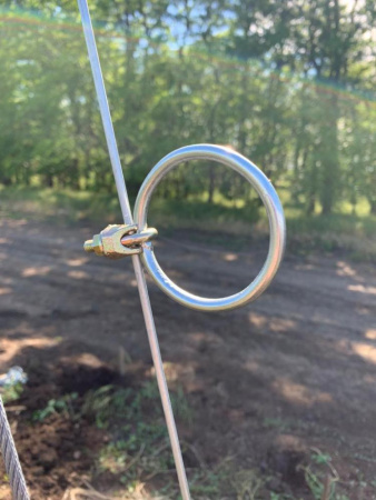 Кольцо оцинкованное для сетки 